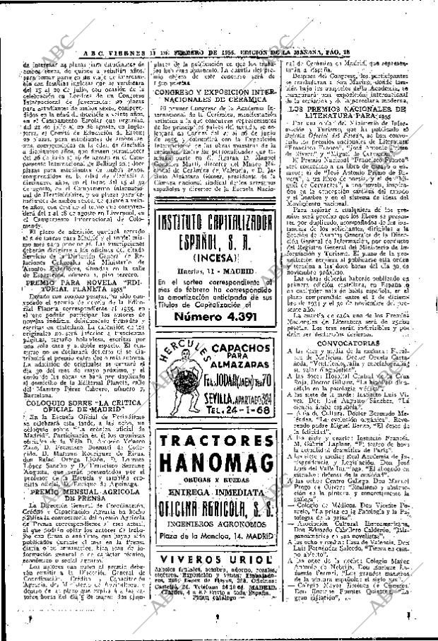 ABC MADRID 11-02-1955 página 28
