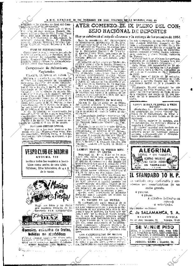 ABC MADRID 12-02-1955 página 40