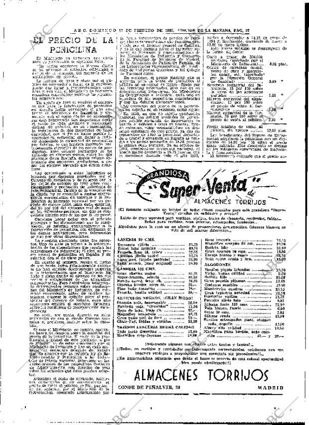 ABC MADRID 13-02-1955 página 33