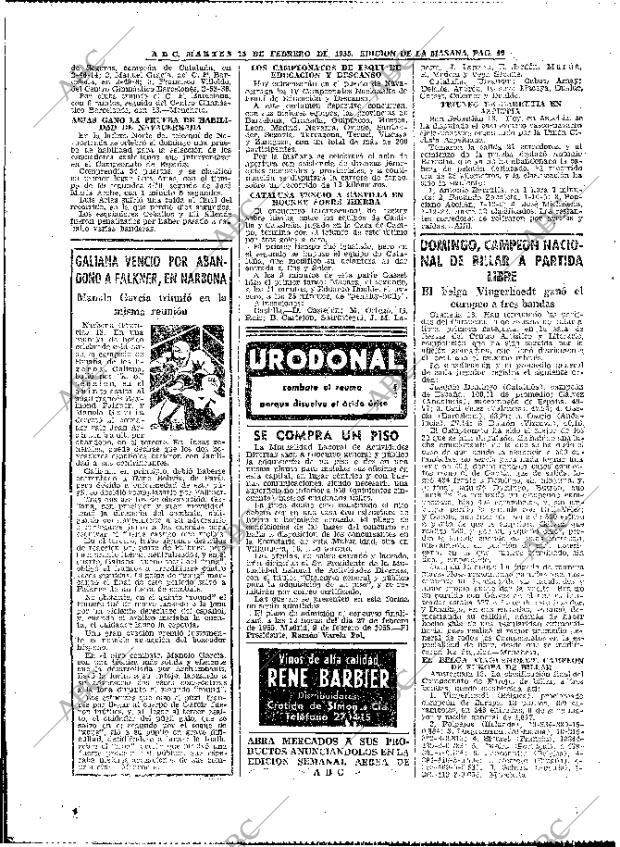 ABC MADRID 15-02-1955 página 40
