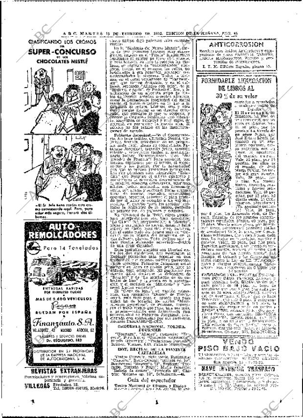 ABC MADRID 15-02-1955 página 42