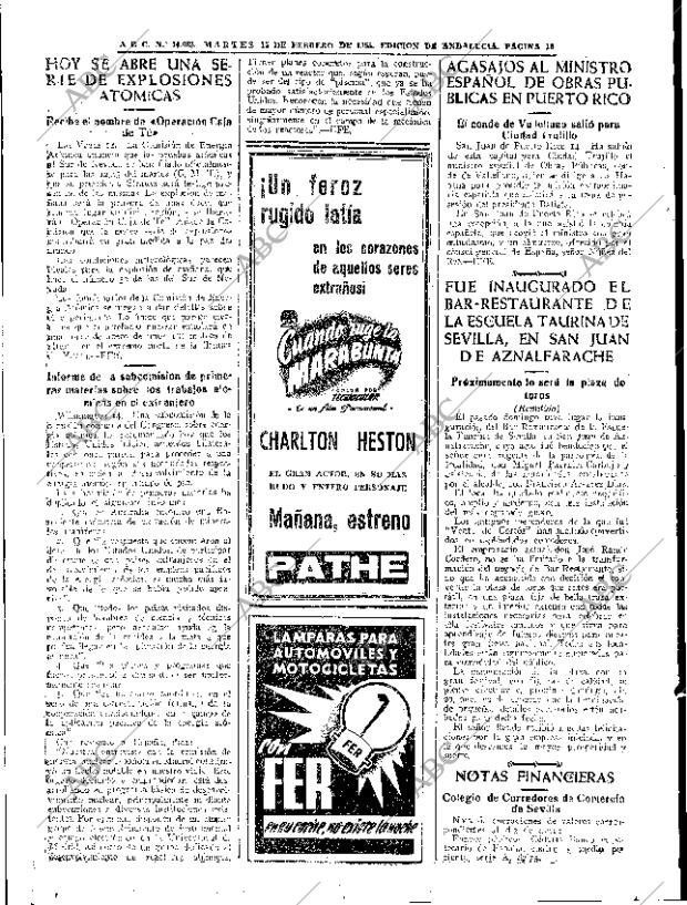 ABC SEVILLA 15-02-1955 página 12