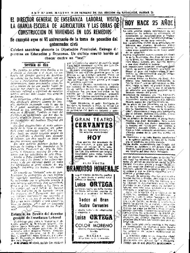 ABC SEVILLA 15-02-1955 página 19