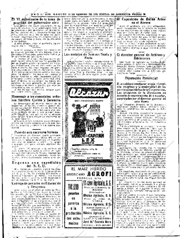 ABC SEVILLA 15-02-1955 página 20