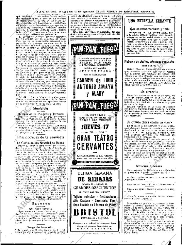 ABC SEVILLA 15-02-1955 página 21