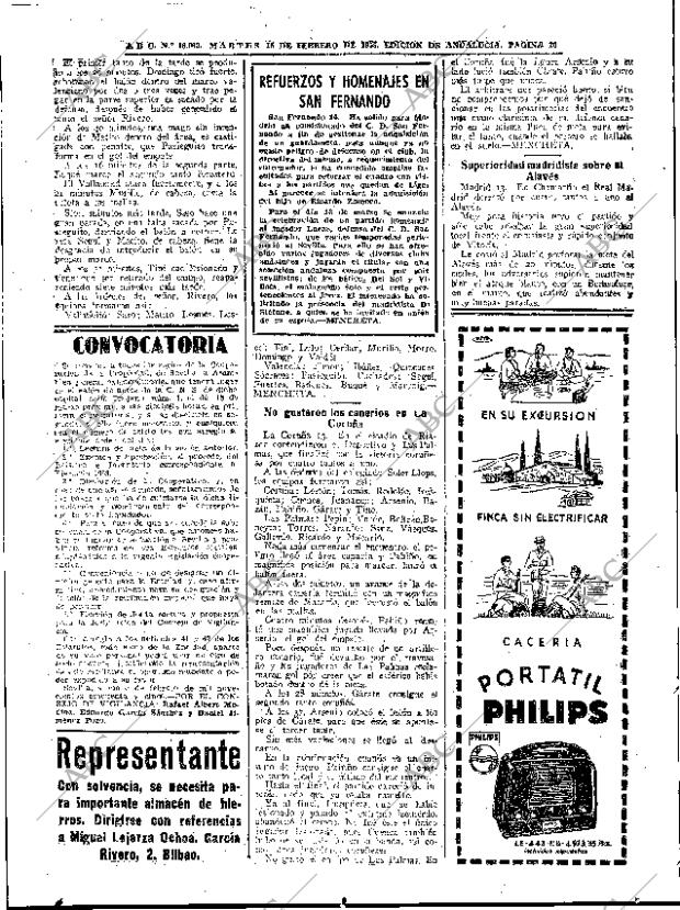 ABC SEVILLA 15-02-1955 página 26