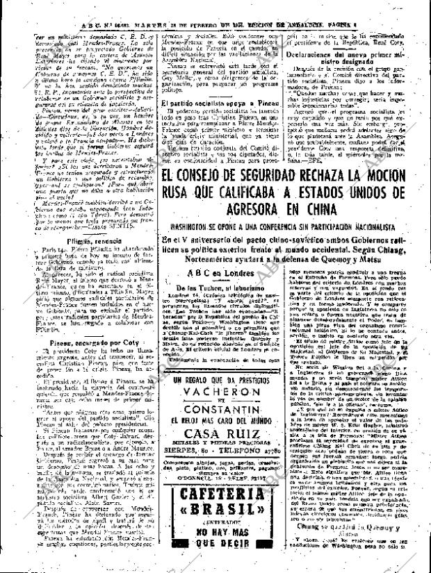 ABC SEVILLA 15-02-1955 página 9