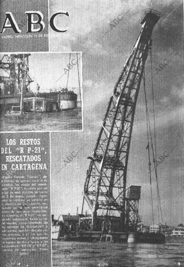 ABC MADRID 16-02-1955 página 1