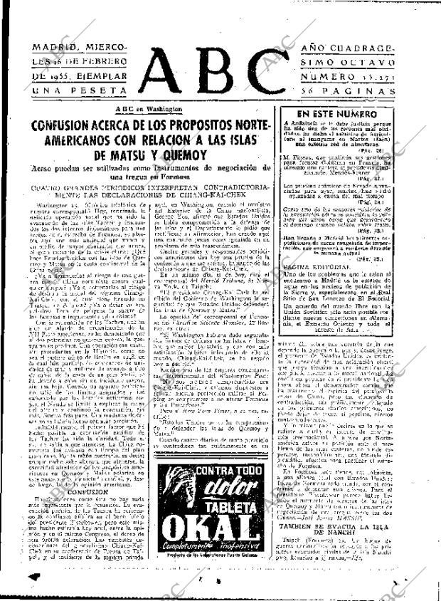 ABC MADRID 16-02-1955 página 23