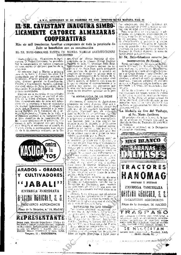 ABC MADRID 16-02-1955 página 26