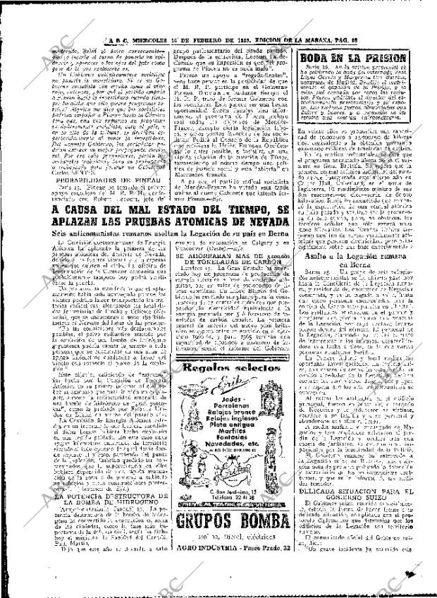 ABC MADRID 16-02-1955 página 28