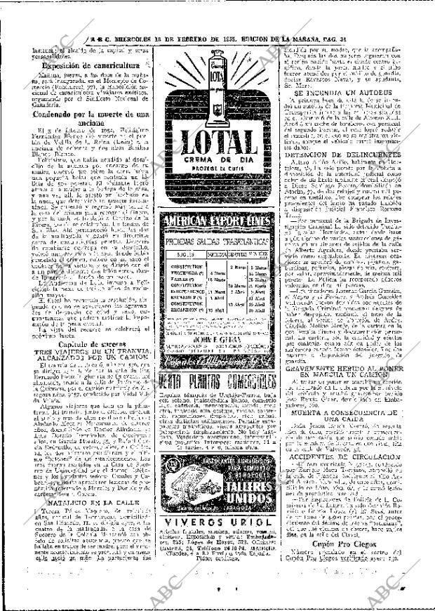 ABC MADRID 16-02-1955 página 34