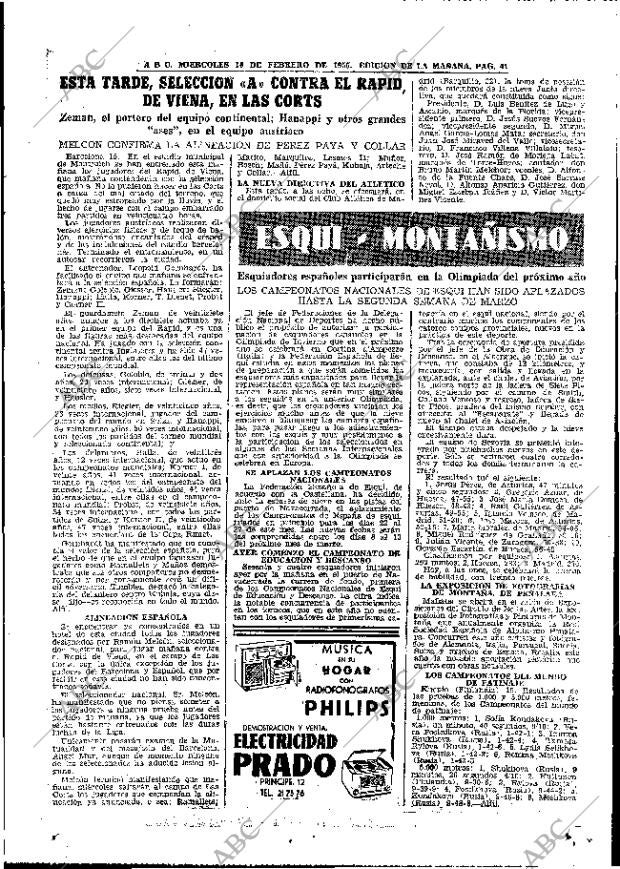 ABC MADRID 16-02-1955 página 41
