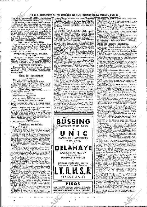 ABC MADRID 16-02-1955 página 45