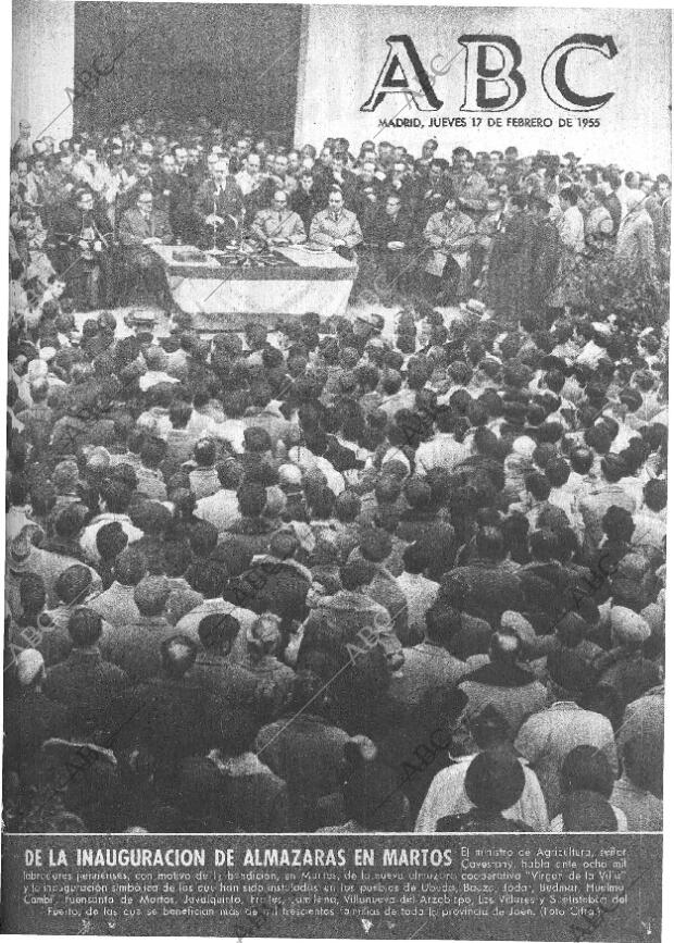 ABC MADRID 17-02-1955 página 1