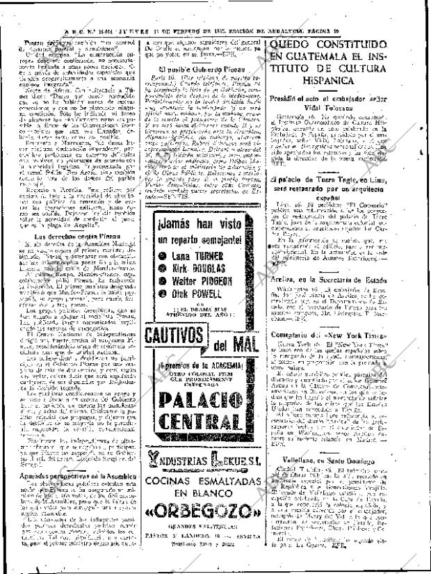 ABC SEVILLA 17-02-1955 página 10