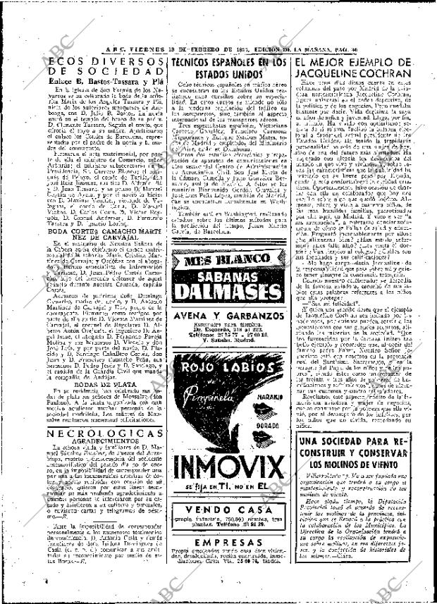 ABC MADRID 18-02-1955 página 28