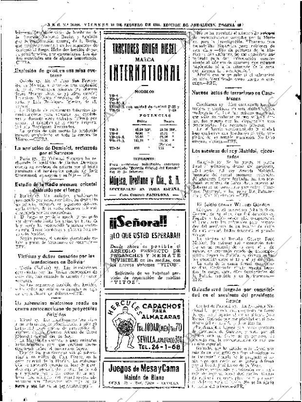 ABC SEVILLA 18-02-1955 página 16