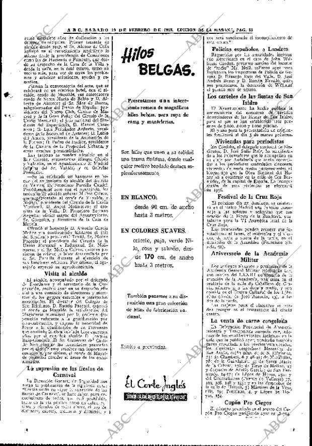 ABC MADRID 19-02-1955 página 33