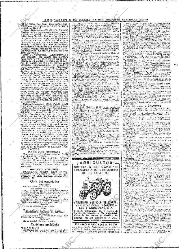 ABC MADRID 19-02-1955 página 40