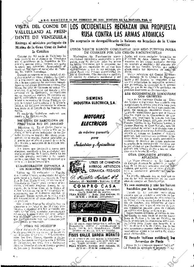 ABC MADRID 20-02-1955 página 37