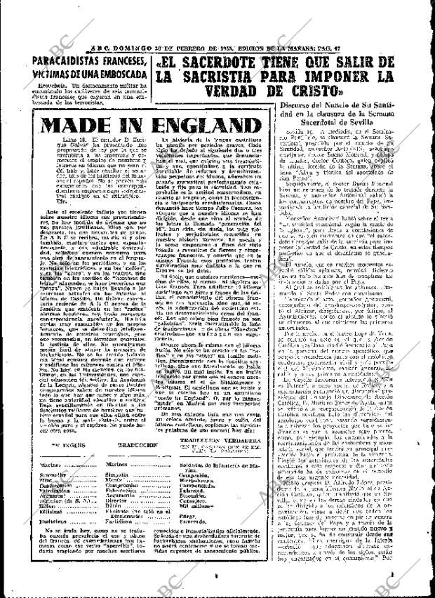 ABC MADRID 20-02-1955 página 41