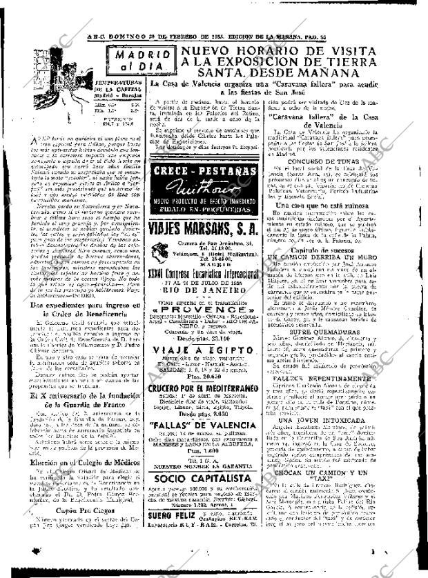ABC MADRID 20-02-1955 página 49