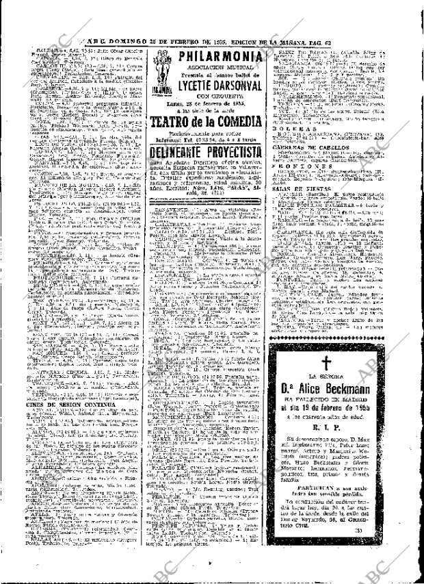 ABC MADRID 20-02-1955 página 57