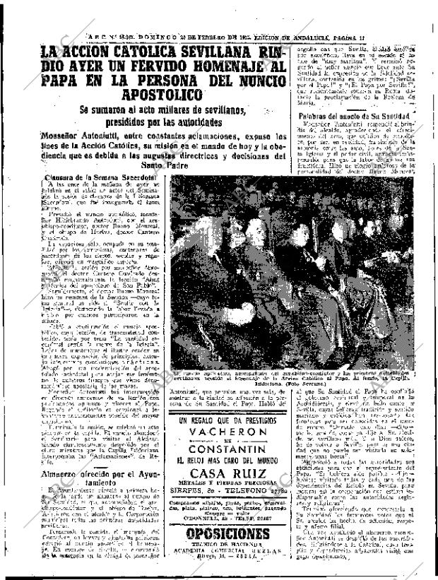 ABC SEVILLA 20-02-1955 página 17