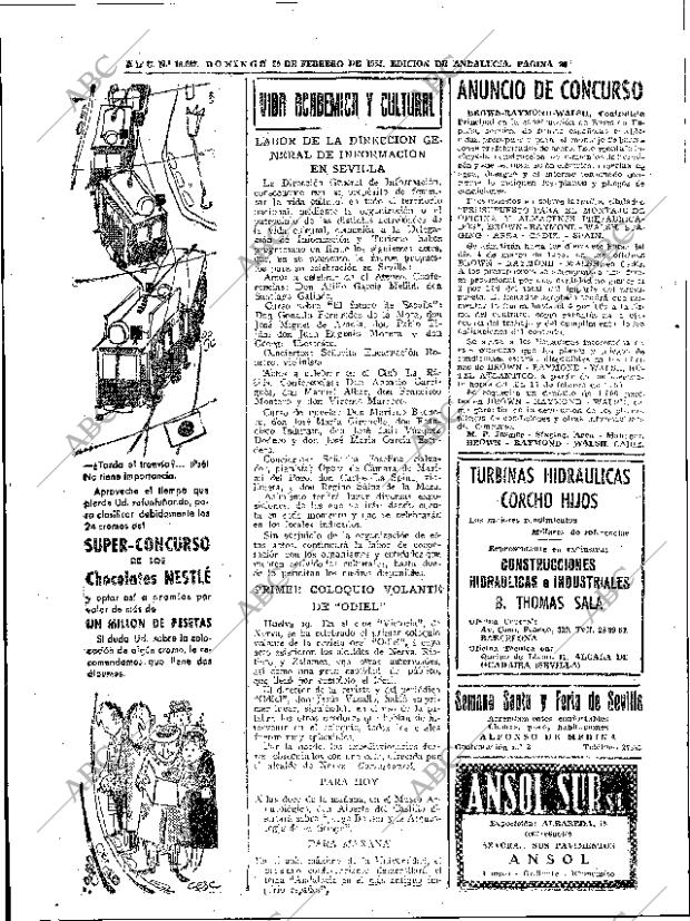 ABC SEVILLA 20-02-1955 página 28