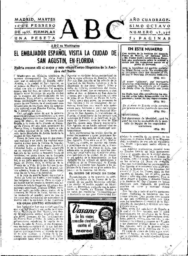 ABC MADRID 22-02-1955 página 15
