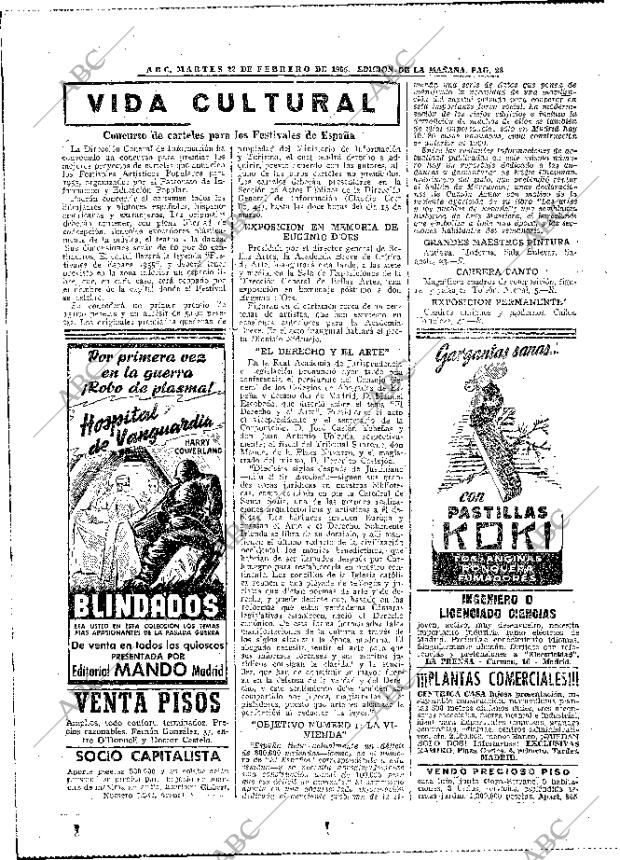 ABC MADRID 22-02-1955 página 28