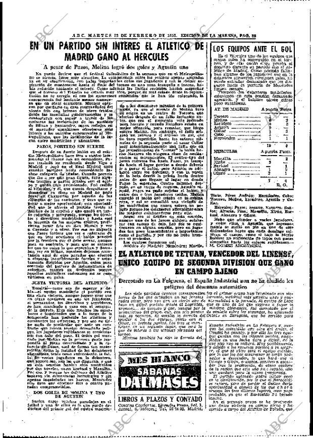 ABC MADRID 22-02-1955 página 35
