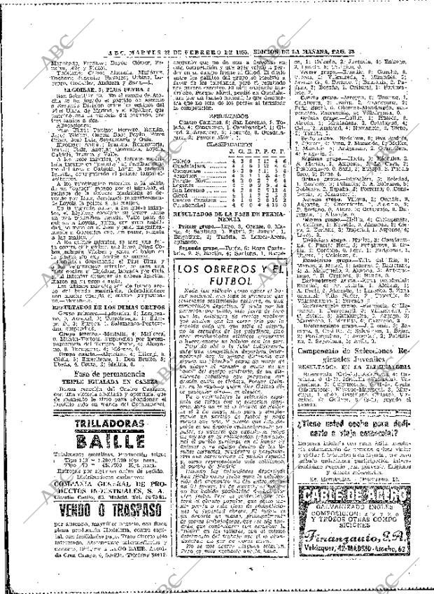 ABC MADRID 22-02-1955 página 38