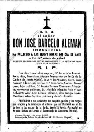 ABC MADRID 22-02-1955 página 50