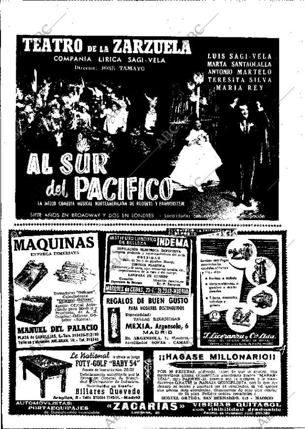 ABC MADRID 22-02-1955 página 6