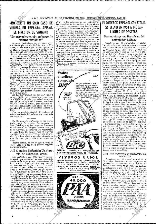 ABC MADRID 23-02-1955 página 26