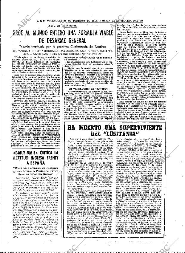 ABC MADRID 23-02-1955 página 27