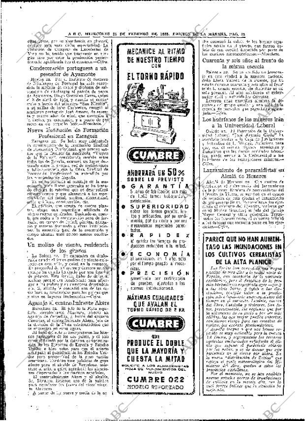 ABC MADRID 23-02-1955 página 32