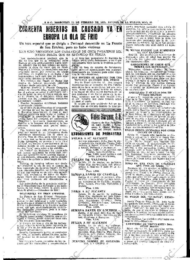 ABC MADRID 23-02-1955 página 33