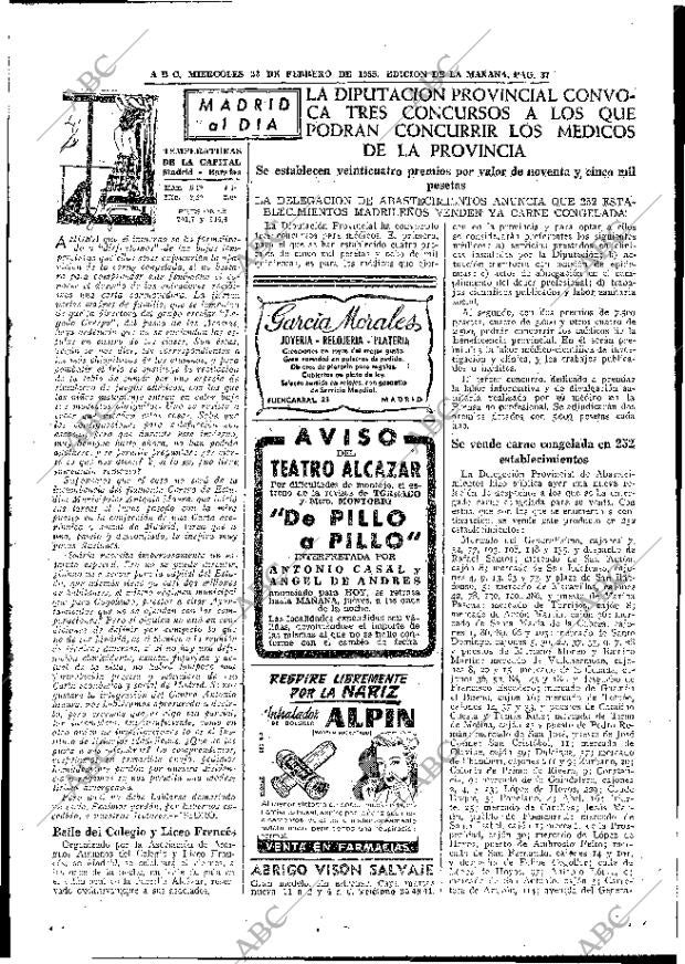 ABC MADRID 23-02-1955 página 37