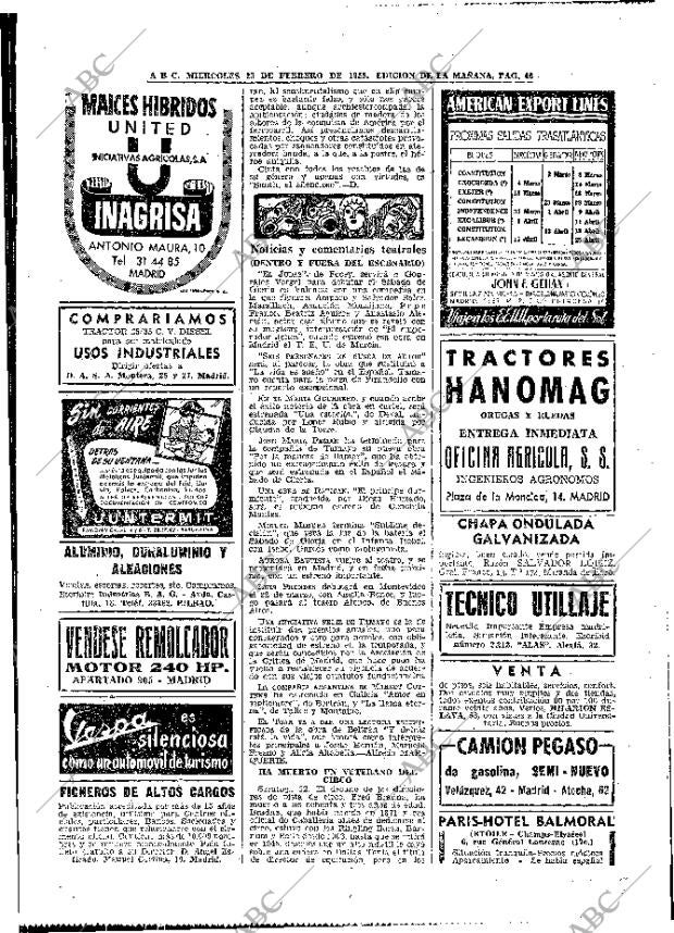 ABC MADRID 23-02-1955 página 46