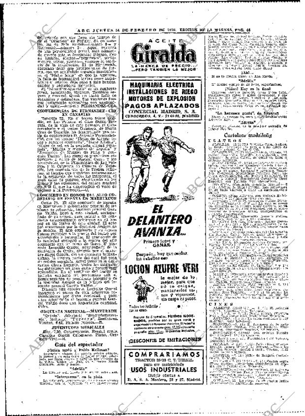 ABC MADRID 24-02-1955 página 44