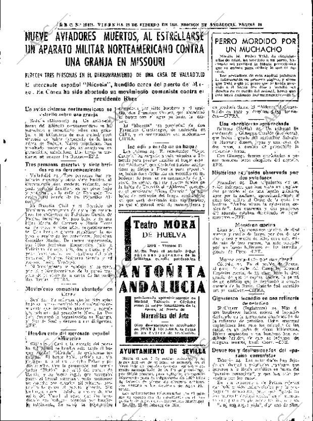 ABC SEVILLA 25-02-1955 página 23