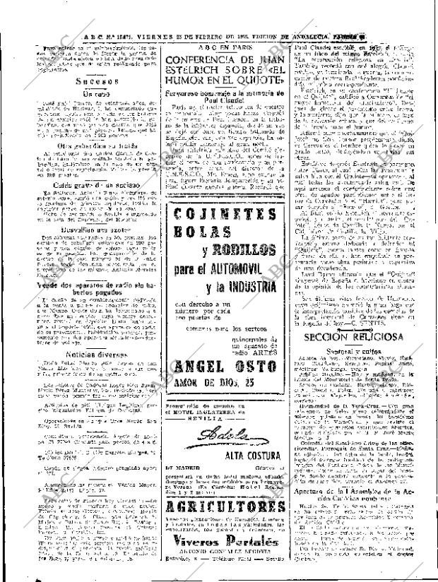 ABC SEVILLA 25-02-1955 página 26