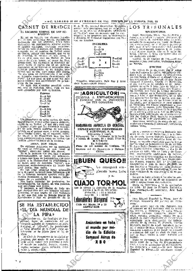 ABC MADRID 26-02-1955 página 50