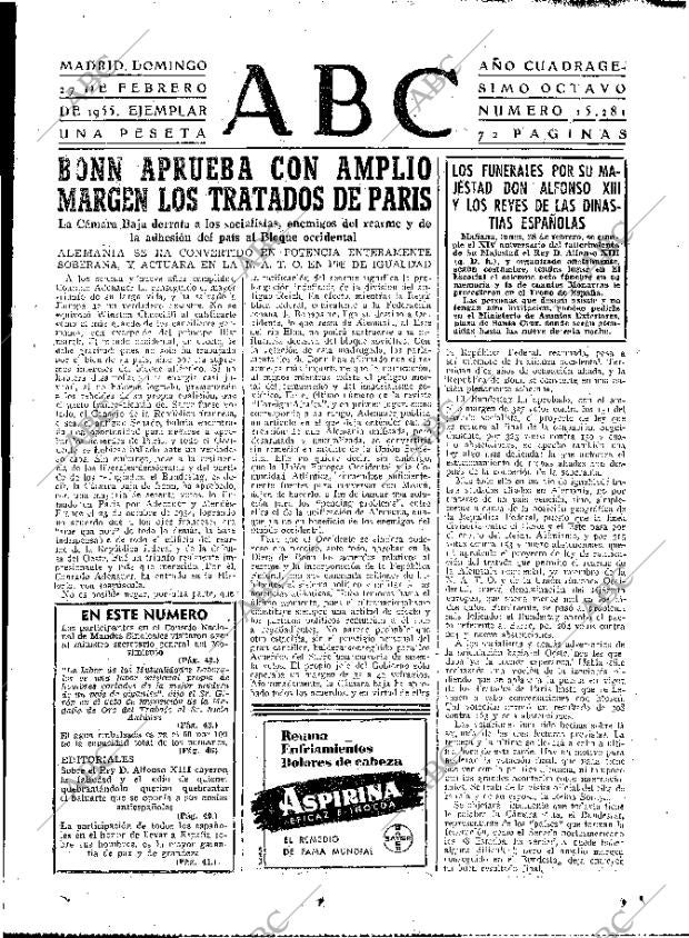 ABC MADRID 27-02-1955 página 39