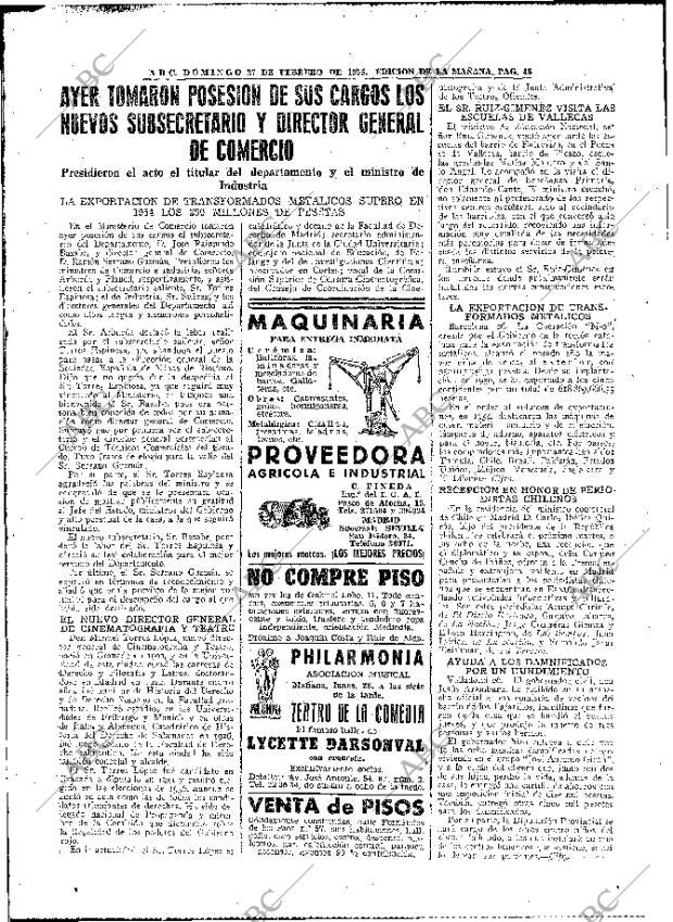 ABC MADRID 27-02-1955 página 48