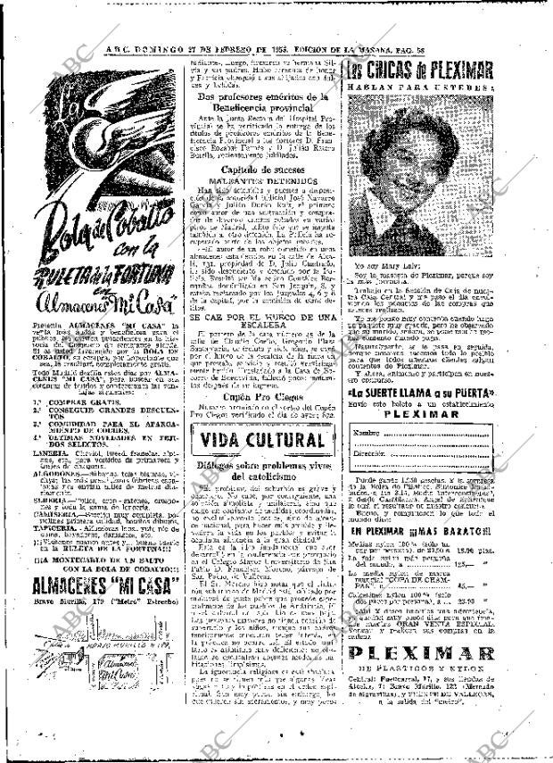 ABC MADRID 27-02-1955 página 58