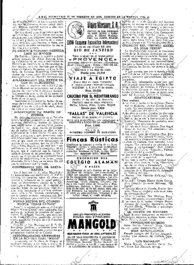ABC MADRID 27-02-1955 página 59